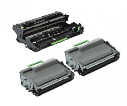 1 Tambor Compativel Brother DR-3400 ~ 30.000 Paginas + 2 Toners Compativeis Brother TN-3430 / TN-3480 Preto ~ 8.000 Paginas