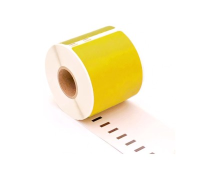 Fita Compativel DYMO 99014 Amarela 101mm x 54mm ( 220 etiquetas )