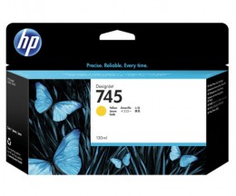 Tinteiro Original HP 745 Amarelo 130ml