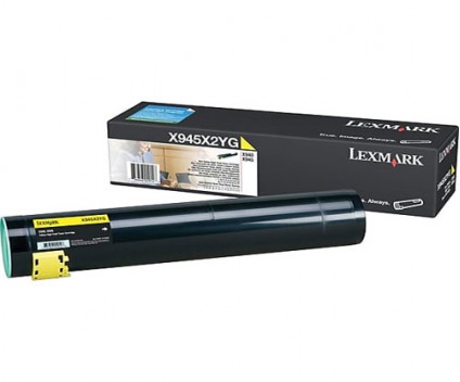 Toner Original Lexmark X945X2YG Amarelo ~ 22.000 Paginas