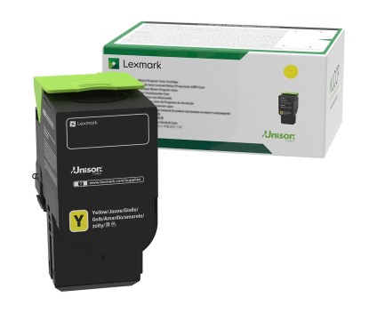 Toner Original Lexmark 78C2UY0 Amarelo ~ 7.000 Paginas