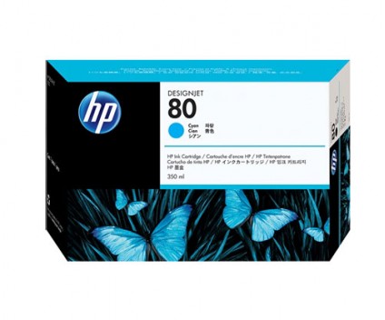 Tinteiro Original HP 80 Cyan 350ml ~ 4.400 Paginas