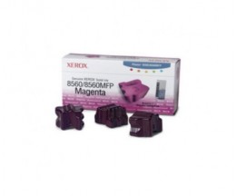 3 Toners Originais, Xerox 108R00724 Magenta ~ 3.400 Paginas