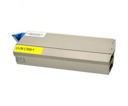 Toner Compativel OKI 41963005 Amarelo ~ 10.000 Paginas