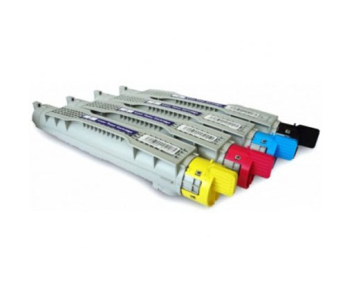 4 Toners Compativeis, DELL 5931012X Preto + Cor ~ 8.000 Paginas
