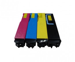 4 Toners Compativeis, Kyocera TK 550 Preto + Cor ~ 7.000 / 6.000 Paginas