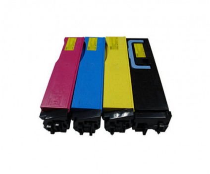 4 Toners Compativeis, Kyocera TK 550 Preto + Cor ~ 7.000 / 6.000 Paginas