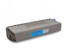 Toner Compativel OKI 44318607 Cyan ~ 11.500 Paginas