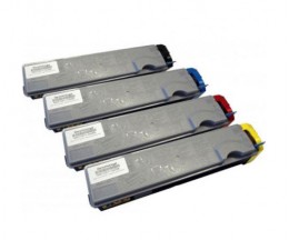 4 Toners Compativeis, Kyocera TK 520 Preto + Cor ~ 6.000 / 4.000 Paginas