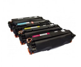 4 Toners Compativeis, Canon EP-718 Preto + Cor 4.400 / 2.800 Paginas