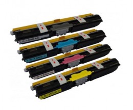 4 Toners Compativeis, Konica Minolta A0V30XH Preto + Cor ~ 2.500 Paginas