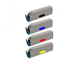 4 Toners Compativeis, OKI 415152XX ~ 15.000 Paginas