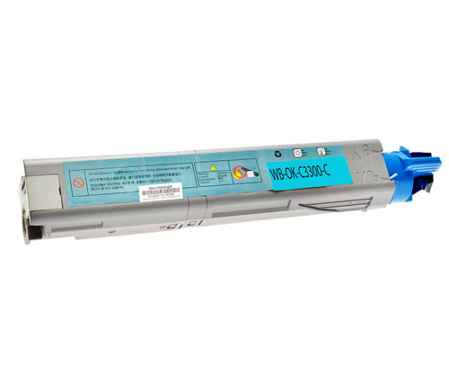 Toner Compativel OKI 43459435 / 43459331 Cyan ~ 2.500 Paginas