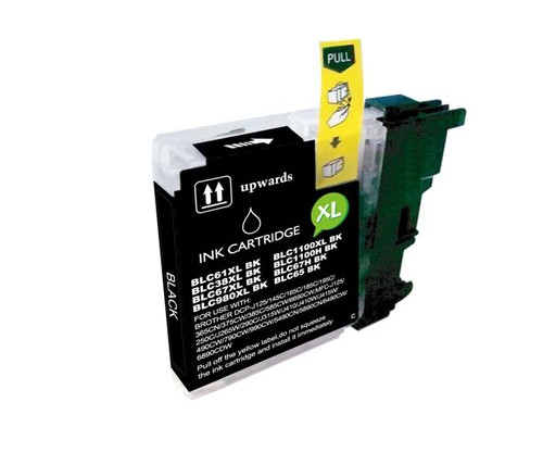 Tinteiro Compativel Brother LC-980 XL / LC-985 XL / LC-1100 XL BK Preto 28ml