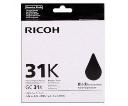 Tinteiro Original Ricoh GC-31 Preto 28ml ~ 1.920 Paginas