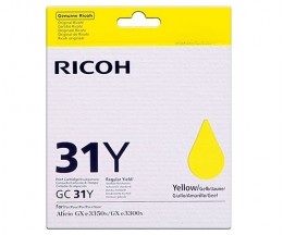 Tinteiro Original Ricoh GC-31 Amarelo 28ml ~ 1.920 Paginas