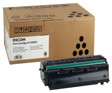 Toner Original Ricoh SP 3500 XE Preto ~ 6.400 Paginas