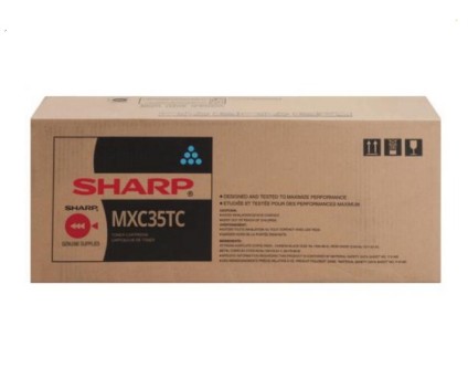 Toner Original Sharp MXC35TC Cyan ~ 6.000 Paginas