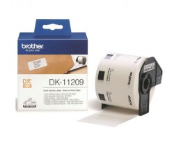 Etiquetas Originais, Brother DK11209 29mm x 62mm 800 / Rolo Branco