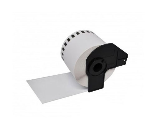 Etiquetas Compativeis, Brother DK22212 62mm x 15.24m Fita de Filme Duravel