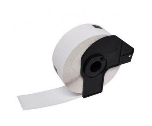 Etiquetas Compativeis, Brother DK11218 24mm Redondas 1.000 / Rolo Branco