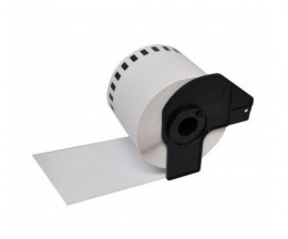 Etiquetas Compativeis, Brother DK22243 102mm x 30.48m Rolo Branco