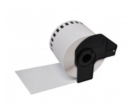 Etiquetas Compativeis, Brother DK22243 102mm x 30.48m Rolo Branco