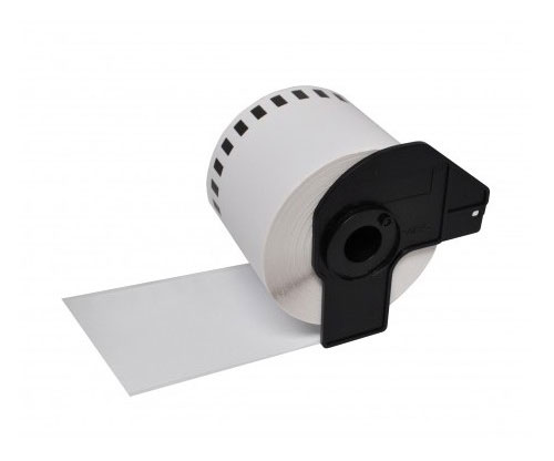 Etiquetas Compativeis, Brother DK22243 102mm x 30.48m Rolo Branco