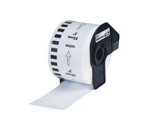 Etiquetas Compativeis, Brother DK22223 50mm x 30.48m Rolo Branco