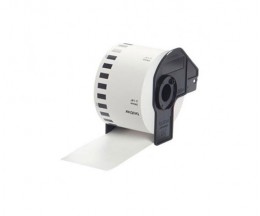 Etiquetas Compativeis, Brother DKN55224 54mm x 30.48m Rolo Branco NAO ADESIVO