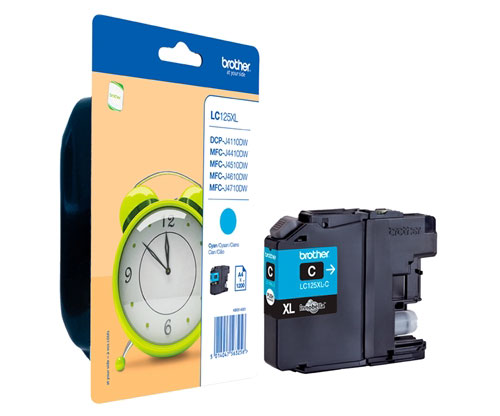 Tinteiro Original Brother LC-125XLC Cyan 13.1ml ~ 1.200 Paginas