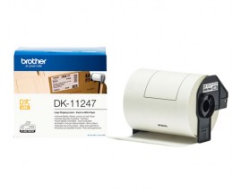 Etiquetas Originais, Brother DK11247 103mm x 164mm 180 / Rolo Branco