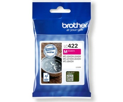 Tinteiro Original Brother LC-422M Magenta ~ 550 Paginas