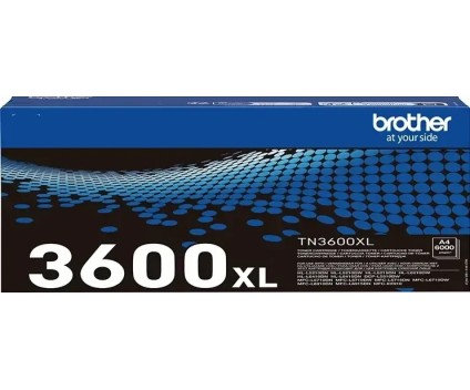 Toner Original Brother TN-3600 XL Preto ~ 6.000 Paginas