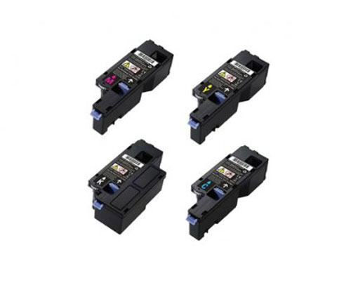 4 Toners Compativeis, DELL 593BBLX Preto + Cor ~ 2.000 / 1.400 Paginas