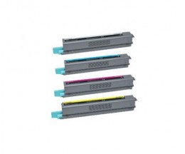 4 Toners Compativeis, Lexmark C925H Preto + Cor ~ 8.500 / 7.500 Paginas