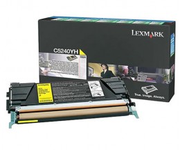 Toner Original Lexmark C5240YH Amarelo ~ 5.000 Paginas