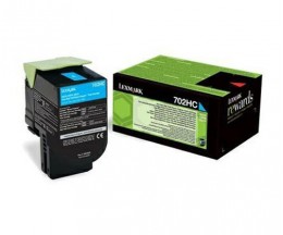 Toner Original Lexmark 702HC Cyan ~ 3.000 Paginas