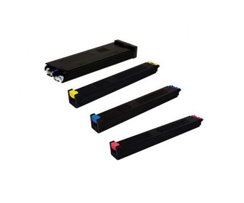 4 Toners Compativeis, Sharp MX51 Preto + Cor ~ 40.000 / 18.000 Paginas