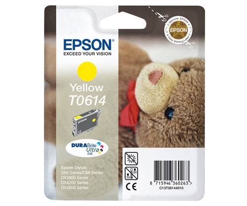 Tinteiro Original Epson T0614 Amarelo 8ml
