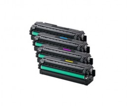 4 Toners Compativeis, Samsung 505L Preto + Cor ~ 6.000 / 3.500 Paginas