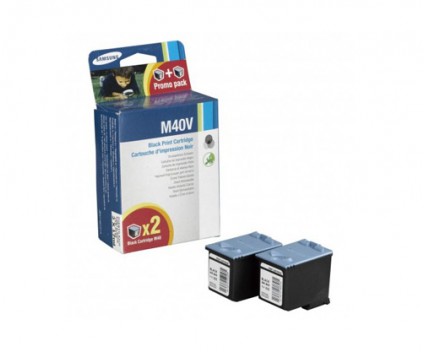 2 Tinteiros Originais, Samsung M-40 Preto 14ml