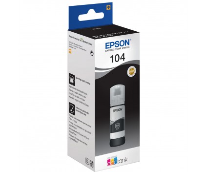 Tinteiro Original Epson T00P1 / 104 Preto 65ml ~ 4.500 Paginas