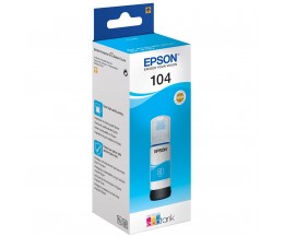 Tinteiro Original Epson T00P2 / 104 Cyan 65ml ~ 7.500 Paginas