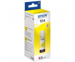Tinteiro Original Epson T00P4 / 104 Amarelo 65ml ~ 7.500 Paginas